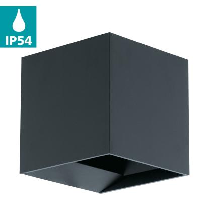 EGLO CALPINO udendørs LED væglampe, 10,5 x 10,5 cm, IP54, antracit