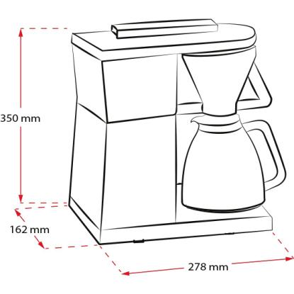 Melitta Excellent 5.0 kaffemaskine, 10 kopper