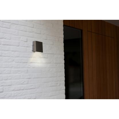 LUTEC GEMINI XF udendørs LED væglampe, down, 1 lyskilde, H11 cm, IP54, rustfrit stål