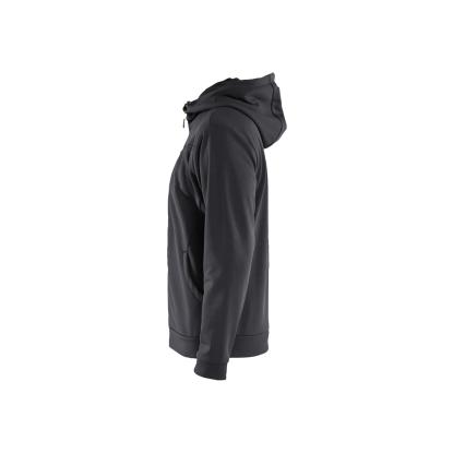 Blåkläder 3363 hættetrøje full zip, mellemgrå/sort