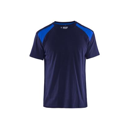 Blåkläder 3379 t-shirt, marineblå/koboltblå