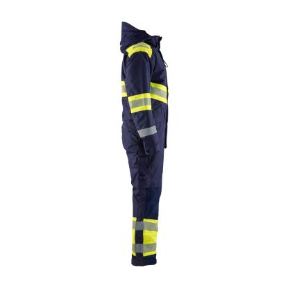 Blåkläder 6720 high vis vinter kedeldragt, marineblå/hi-vis gul