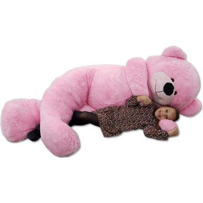 Bamse, bjørn, lyserød, 220 cm