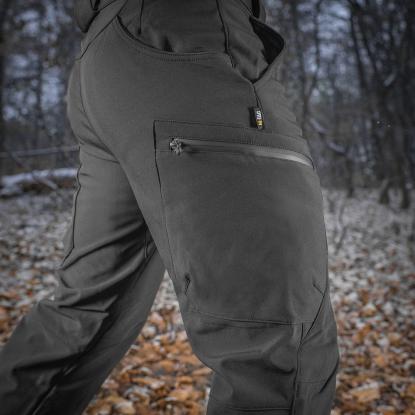 M-TAC Winter softshellbukser, sort