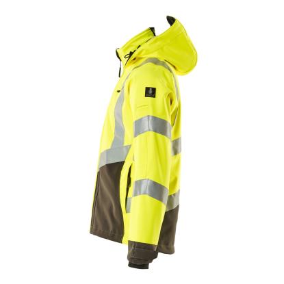 MASCOT SAFE SUPREME Blackpool softshell jakke, hi-vis gul/mørk antracit
