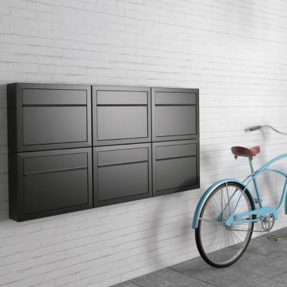 Bravios Elegance postkasse, sort