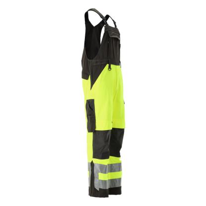 MASCOT SAFE SUPREME Newcastle overall med knælommer, hi-vis gul/mørk antracit