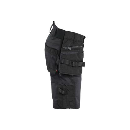 Blåkläder 1972 striker håndværkershorts med stretch, sort/sort