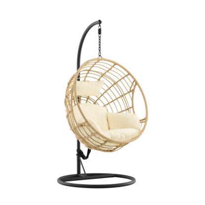 Venture Design Viga hængestol, sort/natur/hvid