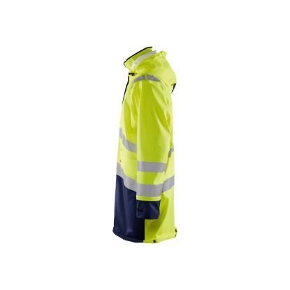 Blåkläder 4326 high vis regnjakke level 3, hi-vis gul/marineblå