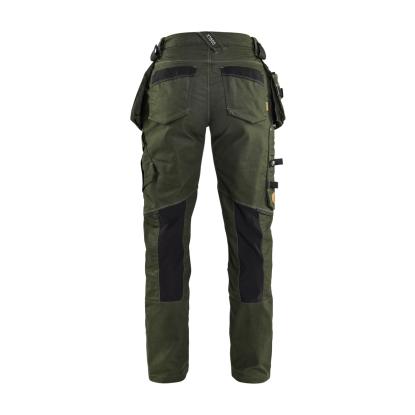 Blåkläder 7990 dame håndværker buks stretch x1900, skovgrøn/sort