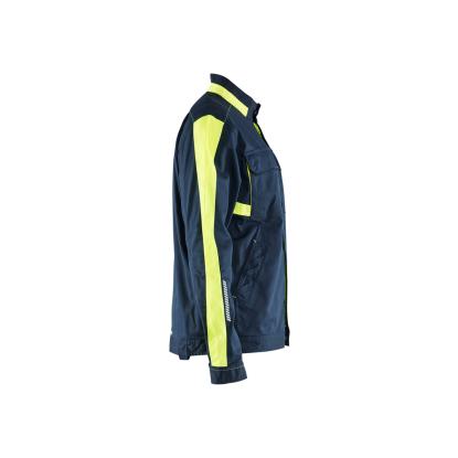 Blåkläder 4444 industri jakke stretch, mørk marineblå/hi-vis gul
