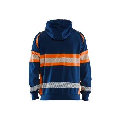 Blåkläder 3552 high vis hættetrøje, marineblå/hi-vis orange
