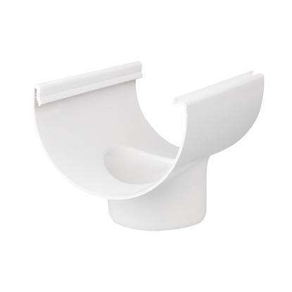 Plastmo tudstykke, PVC, hvid