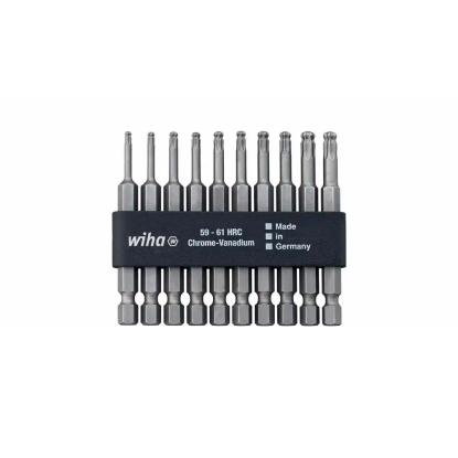 Wiha professionel bitsæt med kuglehoved, torx - 10 dele