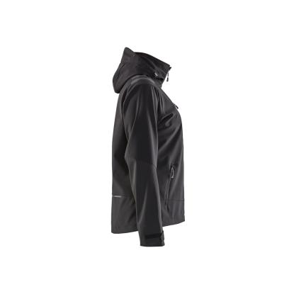 Blåkläder 4719 dame softshell jakke, sort/hi-vis gul