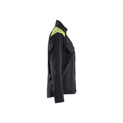Blåkläder 4072 dame overshirt inherent, sort/hi-vis gul