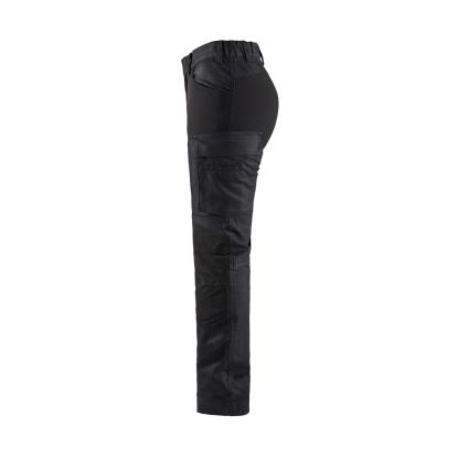 Blåkläder 7147 dame service buks denim stretch, marineblå/sort