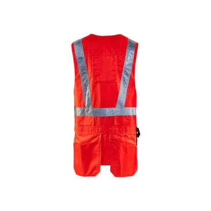Blåkläder 3027 high vis håndværker vest, hi-vis rød