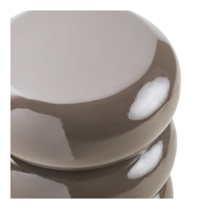 Rosolina hjørnebord, glasfiber, brun, Ø35,5 cm