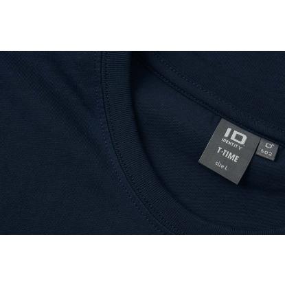 ID T-TIME® 0502 T-shirt, tight, navy