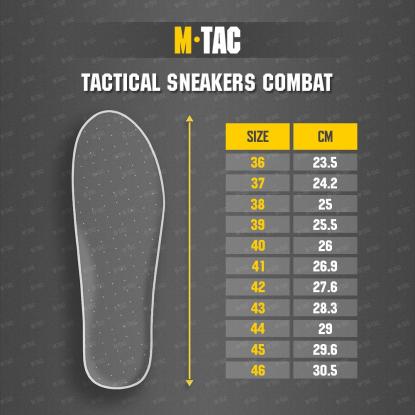 M-TAC Combat taktiske sneakers, sort
