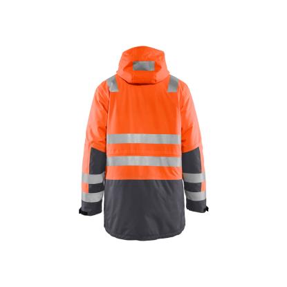 Blåkläder 4495 high vis vinterparkajakke, hi-vis orange/mellemgrå
