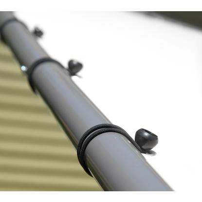 ShelterLogic Canopy Pacifica pavillon, polyester, lysegrå, 271 x 317 x 317 cm