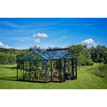 Juliana Orangeri 15,1 m², antracit, 3 mm hærdet glas