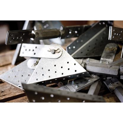 SIMA FORTA® Tagsystem med 2 endebeslag og 1 båndspænde 25-40 mm, pregalvaniseret