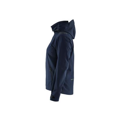 Blåkläder 4719 dame softshell jakke, mørk marineblå/hi-vis gul