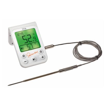 TFA Küchen-Chef digitalt stegetermometer, hvid