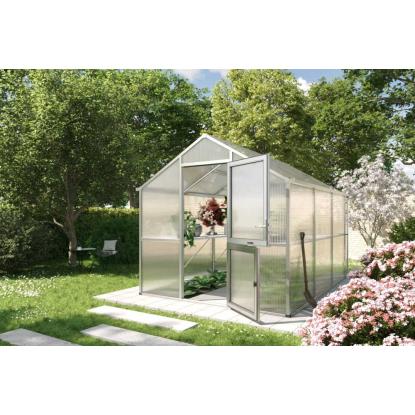 KGT Iris III drivhus, aluminium, 7,53 m²