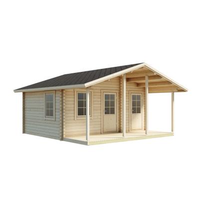 Luoman Lillevilla Sotka sauna med stue, omklædningsrum og terrasse - 20 + 9 m²