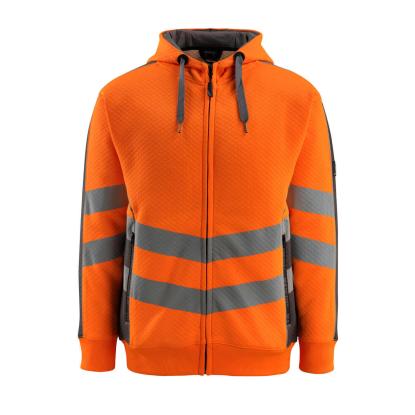 MASCOT SAFE SUPREME Corby hættetrøje med lynlås, hi-vis orange/mørk antracit