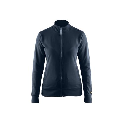 Blåkläder 3372 dame sweatshirt full zip, mørk marineblå