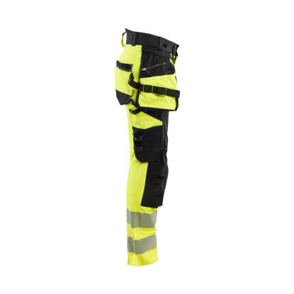 Blåkläder 7022 dame high vis buks 4-vejs stretch, hi-vis gul/sort