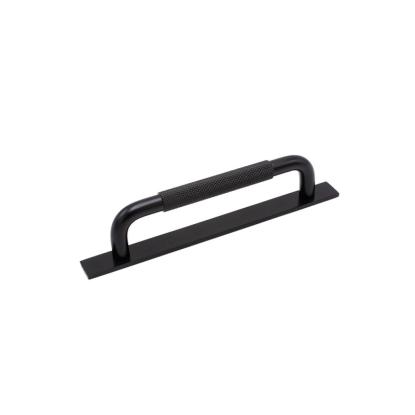Beslag Design Helix/Bagplade greb, 128 mm greb, mat sort