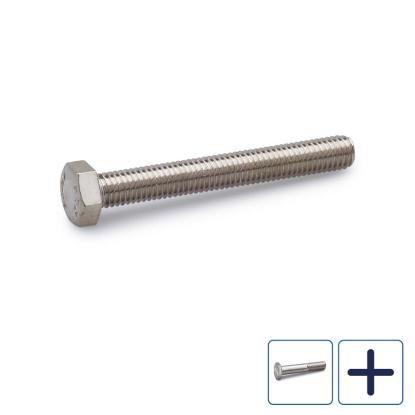FAST sekskantskrue, rustfri A4, M8