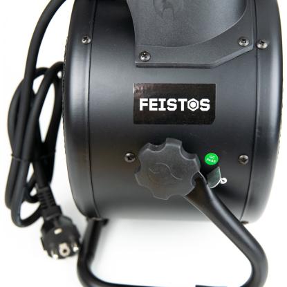 Feistos Helios 2 keramisk varmeblæser, sort, 3000W