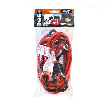 Jumbo bagagestrop, super strong, rød, 100 cm, 2 stk.