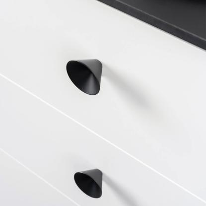 Beslag Design Conic knop, Ø29 mm, matsort