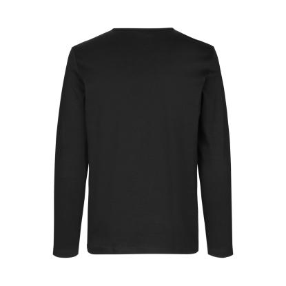 ID 0518 Interlock T-shirt med lange ærmer, sort
