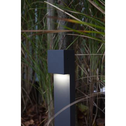 LUTEC GEMINI XF udendørs LED bedlampe, down, H65 cm, IP54, mørk grå