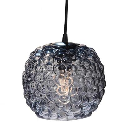 Halo Design Grape, pendel, Ø20 cm, E27, røgfarvet glas