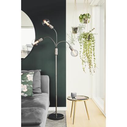 Halo Design Halo gulvlampe, 140 cm, Ø5 cm, 3 x E27, sort