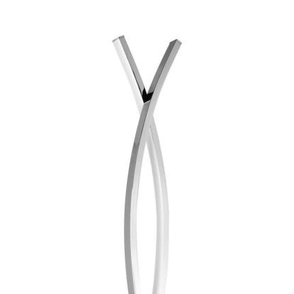 EGLO LASANA 2 LED gulvlampe, H142 cm, krom