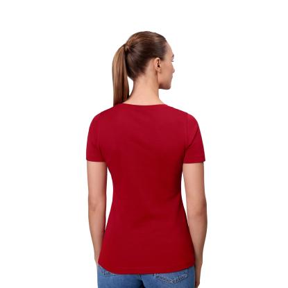 ID 0508 Interlock T-shirt, dame, rød