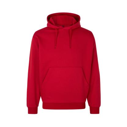 ID 0660 Soft hættetrøje med kængurulomme, unisex, rød