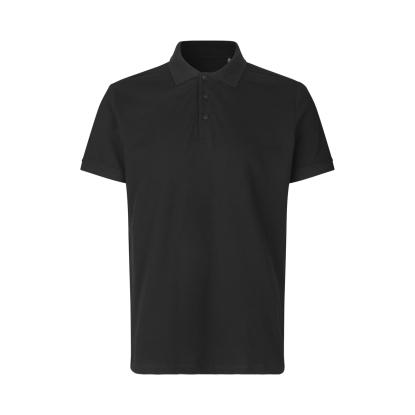 ID 0586 poloshirt, økologisk, sort